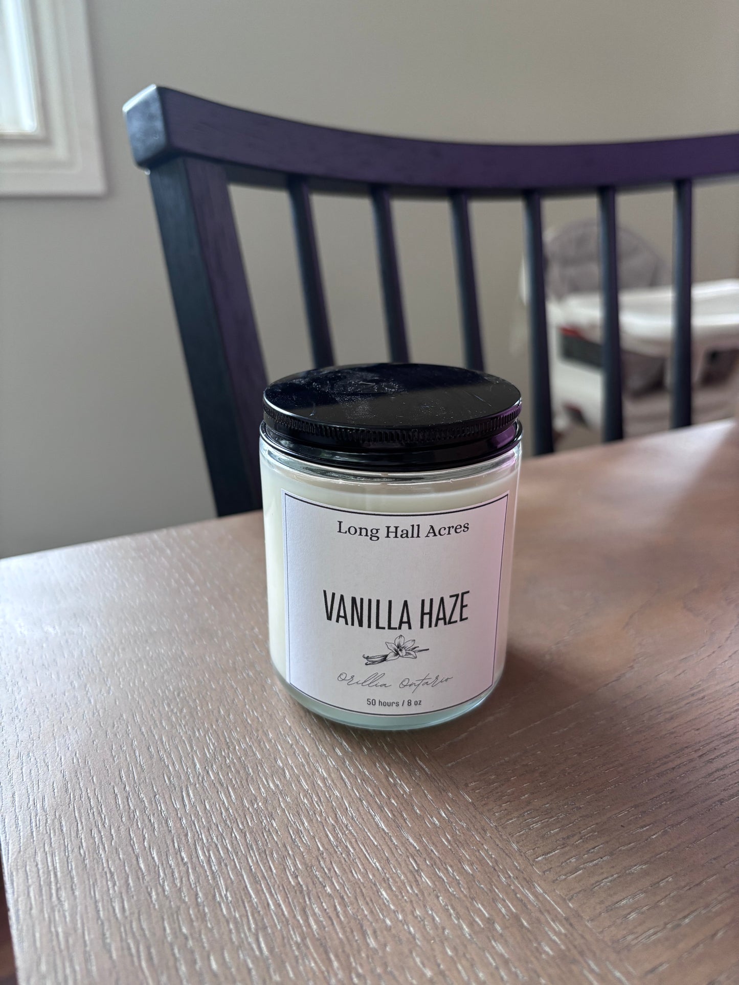 Small Clear Mason Jar Candle