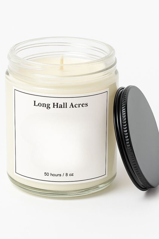 Small Clear Mason Jar Candle